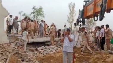 Muktsar Blast: 5 Killed, 34 Injured in Explosion at Double-Storey Illegal Firecracker Factory in Punjab; AAP-Linked Owner Tarsem Singh Under Scanner