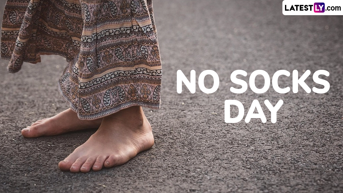 No Socks Day, celebrated on May 8, encourages people to free their feet, embrace comfort, and enjoy the simple pleasure of going sockless.
