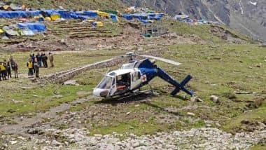 Kedarnath Helicopter Crash: Air Ambulance’s Tail Snaps During Landing, All Onboard Safe; Video Surfaces