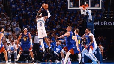 NBA 2024-25 Playoffs Free Live Streaming Online in India: Watch Oklahoma City Thunder vs Denver Nuggets Eastern Conference Semifinals Game 7 Live Telecast with Timing in IST