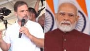 Darbhanga: Rahul Gandhi Claims PM Narendra Modi Announced Caste Census ‘Due to Fear of Public’, Alleges BJP Is Against Constitution in Bihar (Watch Video)