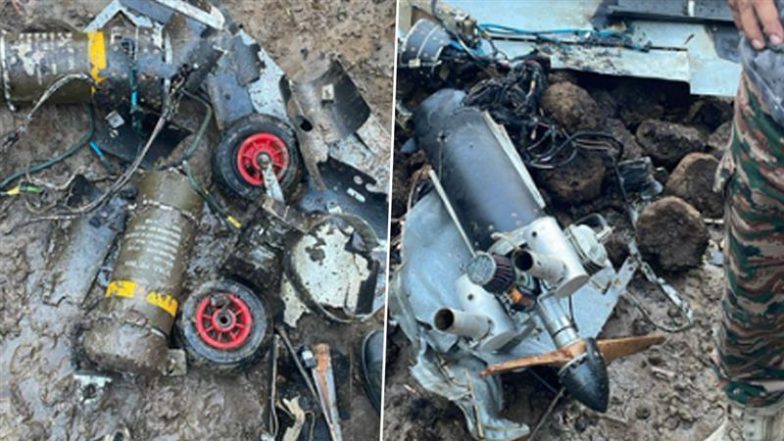 Indian Army Destroys Pakistani's Byker YIHA III Kamikaze Drones Aimed at Civilians in Punjab’s Amritsar, Debris Recovered (See Pics)