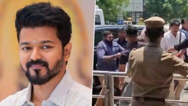 ‘What Did He Expect When…’: Thalapathy Vijay’s Security Guard Points Gun at Elderly Man Who Tried To Approach Actor at Madurai Airport; Netizens React to Viral Video – WATCH