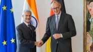 Jaishankar-Friedrich Merz Meeting: External Affairs Minister of India Meets German Chancellor, Conveys Best Wishes of PM Narendra Modi (See Pics)