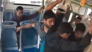 Phone Theft Caught on Camera: Video Shows Strategically Aligned Gang Stealing Phones Inside Delhi Buses