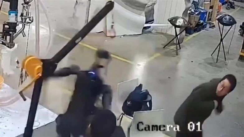 China Robot Malfunctions: Chilling Video Shows Humanoid Robot ‘Waking Up’ and Attacking Human Handler