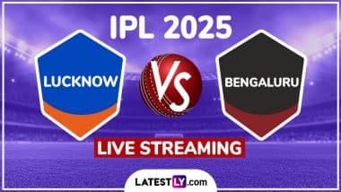 Lucknow Super Giants vs Royal Challengers Bengaluru IPL 2025 Free Live Streaming Online: How To Watch LSG vs RCB Indian Premier League T20 Cricket Match Live Telecast on TV?