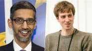 Google Meet Audio Issue: Sundar Pichai Responds to Quora CEO Adam D’Angelo’s Complaint on Facing Background Noise Issue and Echoing, Promises To Understand and Fix It