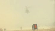 India Displays Military Prowess: IAF Conducts Rafale, Jaguar, Mirage Flypast and Landing Exercises on Ganga Expressway Airstrip in Uttar Pradesh (Watch Video)