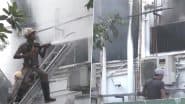 Kolkata Fire: Blaze Erupts at Building in Salt Lake Sector 5, Video Shows Dousing Operation