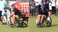 AB de Villiers Plays Cricket With Mumbai&rsquo;s Wheelchair Team at Islam Gymkhana, Marine Lines (Watch Video)