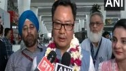 India News | Union Minister Kiren Rijiju Flags off Haj Yatris, Praises Arrangements
