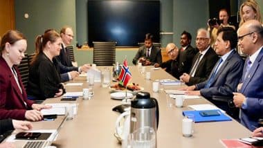 Business News | Piyush Goyal Concludes Historic Norway Visit, Focuses on Strengthening Trade Ties