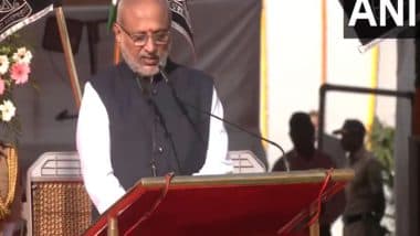 India News | Governor Radhakrishnan Pays Tribute to State Reformers, Pahalgam Victims on Maharashtra Day