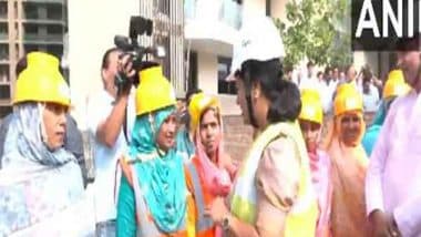 India News | Delhi CM Rekha Gupta Interacts with Women Workers on Labour Day