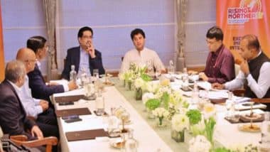 Business News | DoNER Minister Scindia Meets with India Inc Leaders Ahead of 'Rising NE Summit' for Regional Investment Push