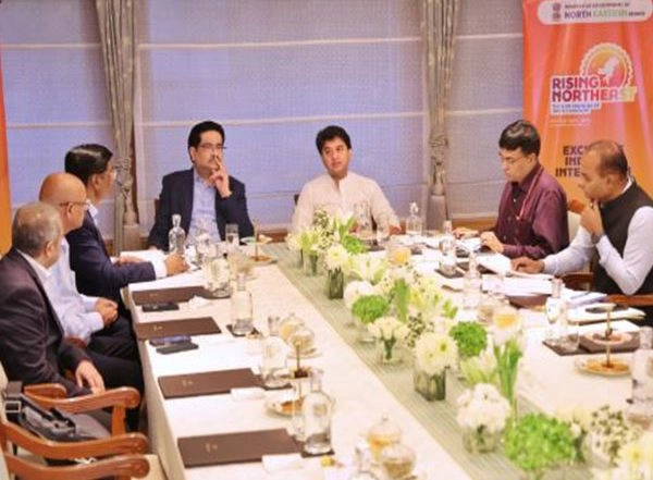Business News | DoNER Minister Scindia Meets with India Inc Leaders Ahead of 'Rising NE Summit' for Regional Investment Push