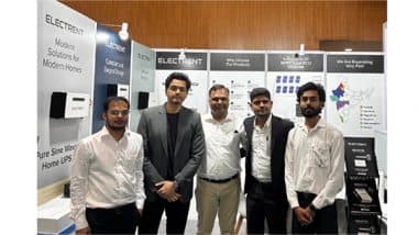 Business News | Electrent Unveils Full Range of Solar Solutions at RenewX 2025, Chennai