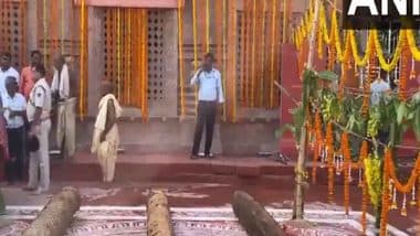 India News | Odisha: Lord Jagannath's Chariot Construction Begins for Rath Yatra