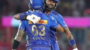 Sports News | MI Post 217/2 Against RR After a Stellar Opening Stand, Late Onslaught