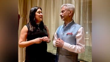 World News | EAM Jaishankar Holds Talks with UK Culture Secretary Nandy on Sidelines of WAVES Summit