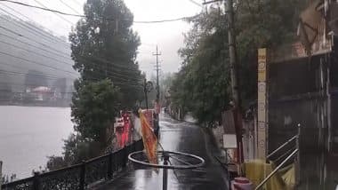 India News | Sudden Rain Causes Temperature Drop in Nainital, Tourists Forced to Stay Indoors