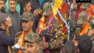 India News | CM Dhami Offers Prayer at Kedarnath, Garhwal Rifles Play Devotional Music