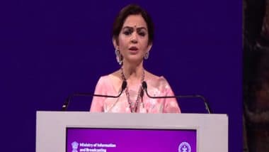 Business News | Nita Ambani Highlights Influence of India's Culture, Taking It to World Stage at WAVES 2025