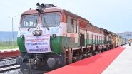 India News | Northeast Frontier Railway Conducts First-ever Trial Run to Sairang, Marking Major Connectivity Boost for Mizoram