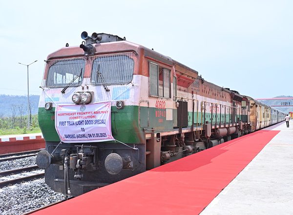 India News | Northeast Frontier Railway Conducts First-ever Trial Run to Sairang, Marking Major Connectivity Boost for Mizoram
