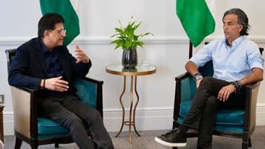 Business News | Piyush Goyal Meets Co-founder and Partner of Alpha Wave Global, Highlights Investment Potential in India