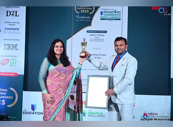 Business News | BSM Dnyananand School, Thane, Shines at ArdorComm Educational Summit & Awards 2025
