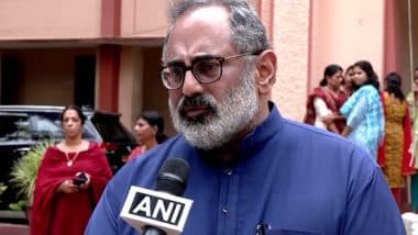 India News | BJP State President Rajeev Chandrasekhar Slams Opposition Minister Mohammed Riyas over Vizhinjam Remarks