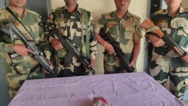 India News | BSF Recovers Heroin Consignments Along Punjab Border