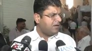 India News | JJP's Dushyant Chautala Urges Central Government to Intervene in Punjab, Haryana Water Dispute
