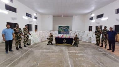 India News | Tripura: BSF Seizes Contraband Worth Rs 3 Cr; Foreign Brand Cigarettes, Mobile Displays Recovered