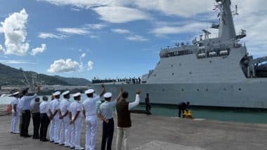 World News | IOS SAGAR Sails to Maldives After Successful Visit to Seychelles
