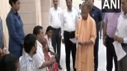 India News | CM Yogi Holds Janata Darshan in Lucknow, Reviews Public Grievances and Relief Efforts