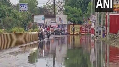 India News | Andhra: Vijayawada Faces Waterlogging Issues After Rain Lashes City