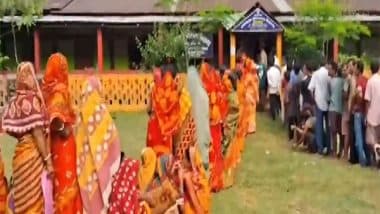 India News | Assam: Re-polling Underway at 43 Stations Across 5 Districts in First Phase of Panchayat Elections