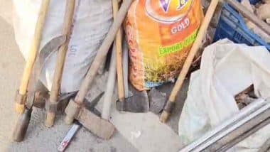 India News | Police Seize Crude Weapons in Andhra's Macherla