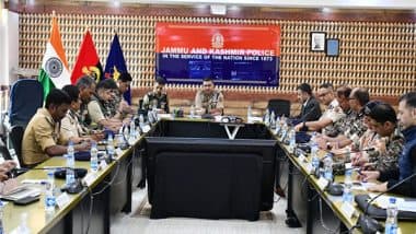 India News | IGP Kashmir Chairs Joint Security Review Meeting at PCR Kashmir