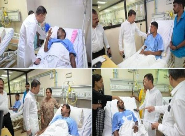 India News | Goa Health Minister Activates 'Code Red' After Shirgao Zatra Stampede, Reviews Injured at GMC