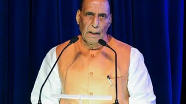 World News | Defence Minister Rajanath Singh to Hold Bilateral Talks with His Japanese Counterpart Tomorrow