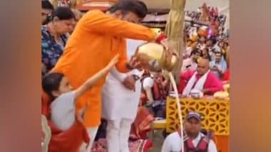 Sports News | ICC Chairman Jay Shah Performs Ganga Puja in Haridwar