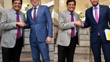 World News | Piyush Goyal Meets Belgian Defence Minister, Minister-President of Flanders