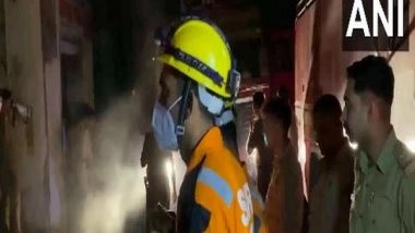 India News | Kanpur Fire: SDRF Arrives at Incident Spot to Carry out Rescue Operations