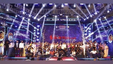 Business News | Dr. MGR Educational and Research University's 'Sketch Up Unparalleled', a National Cultural Extravaganza on Art & Architecture Was a Monumental Success