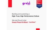 Business News | GreytHR Recognized as a Great Place to Work&reg;