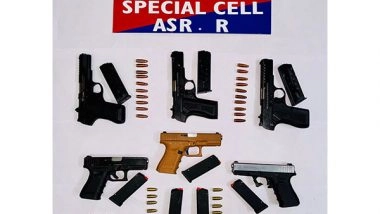 India News | Three Held in Amritsar for Links to UK-based Gangsters; Weapons Recovered